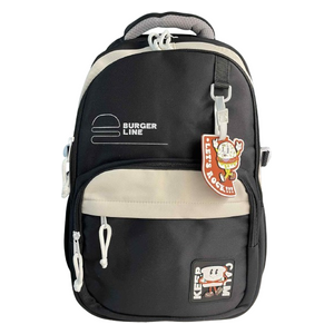  K-Z BB-9122B - School Backpack - Black 