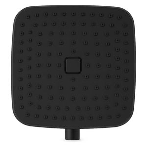  Lazord Square Rainfall Shower Head with Self-Cleaning Function - Matt Black 