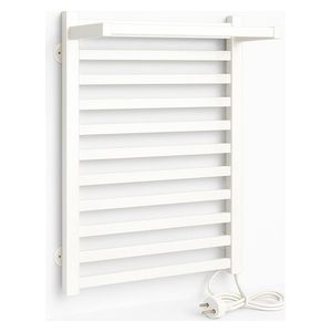  Lazord Electric Wall-Mounted Towel Warmer - White 