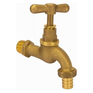  Lazord Brass Outdoor Tap - Gold 