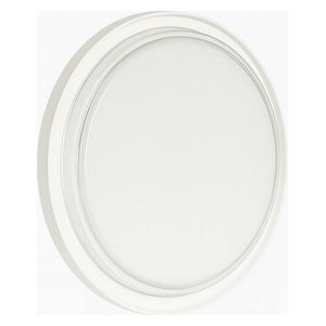  Lazord Double Shade Round LED Ceiling Light - White 