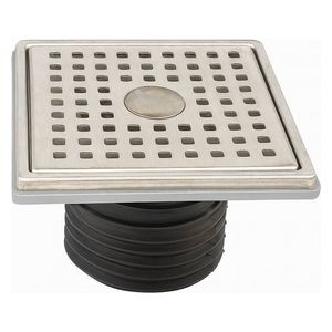  Lazord Square Floor Drain - Nickel Copper 