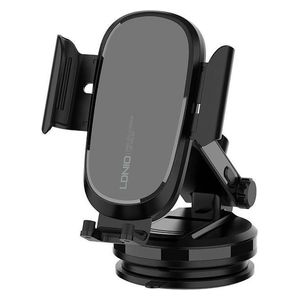  LDNIO mw21-1– Car Phone Holder with Wireless Charger – Rotation 360° – Black 