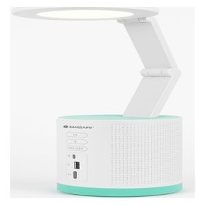  مصباح ضوئي ومكبر صوت كاميسيف - KM-6722 - أبيض 