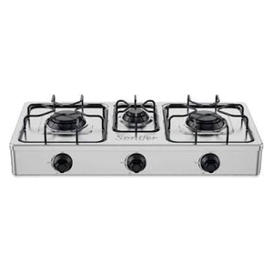  طباخ سونيفر غازي سطحي - 3 شعلات - sf-3075 - ستانلس ستيل 