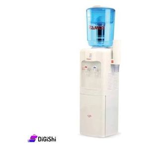  Ramco RD-104 - Water Dispenser with Refrigerator - 8 Liter Water Tank Capacity - 18 Liter Cabinet Capacity - Cooling Power 85-110 W - Heating Power 400 W - White 