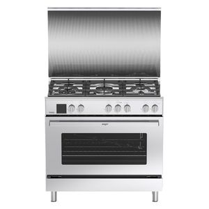  طباخ غازي زوجور  - 5 مشاعل - ZRC93MX - ستيل 