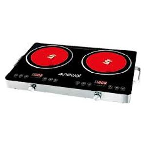  Newal HPL-299 - Electric Cooker - 2 Burners - 3600W - Black 