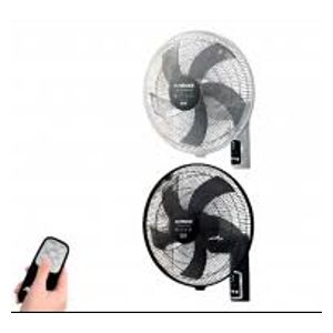  Newal FAN-349 - Wall Fan - 18 inch - 70 W - 5 Blades - 3 Speeds - Remote Control - Black 