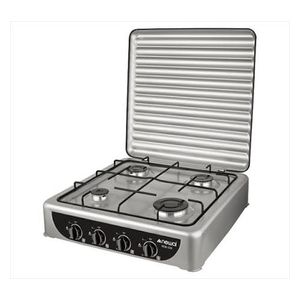  Newal HOB-226-05 - Tabletop Gas Cooker - 60 cm - 4 Burners - Silver 