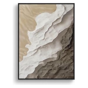Sadaf CHB 08 - Art painting - White