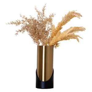  صدف مزهرية - D93A - ذهبي 