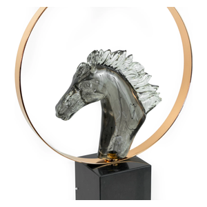  SADAF T25 - Horse Halo Sculpture - Gray 