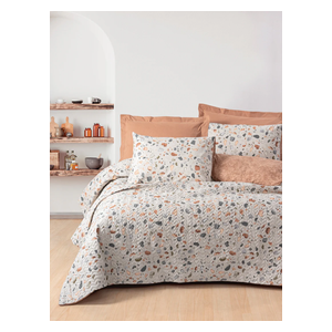 SADAF Complete Set, Double , 220 x 230cm - 4 Piece - Brown