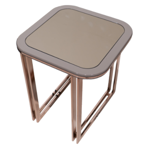  SADAF Prestige Side Table - Warm Beige 