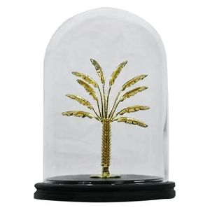 SADAF J20 - Exotic Palm Tree Desk Sculpture - Gold