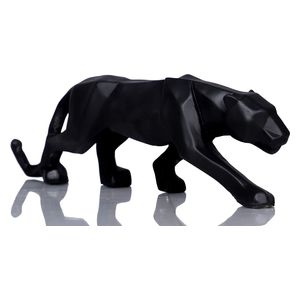  صدف تمثال النمر الهندسي - 2085 - اسود 