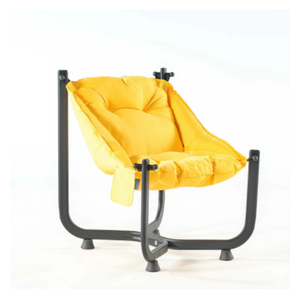  صدف كرسي حديقة اسما ميندر - أصفر فاتح 