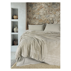  صدف طقم غطاء لحاف مزدوج 220 × 200 سم - 4 قطع - حجري 