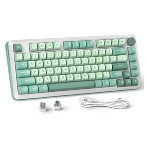  Redragon K681PRO - Wireless Gaming Keyboard - RGB - Up To 4000mAh - Green 