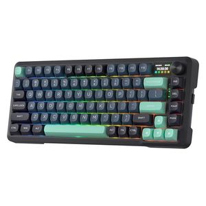  Redragon K724GBGPRO - Wireless Gaming Keyboard - RGB - Display 1.41 Inch - Blue 