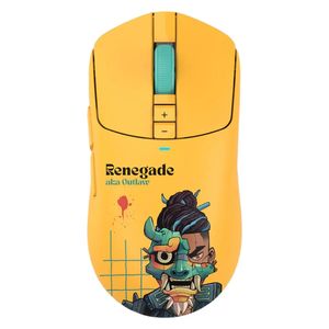 Bloody MR72RENEGADE  - Wireless Gaming Mouse - Up To 300 mAh‎ - sensor 20000 CPI - Yellow
