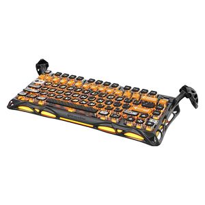 GravaStar K1PROCYPERFLARE - Wireless Keyboard - RGB‎ - Up To 8000 mAh - Yellow