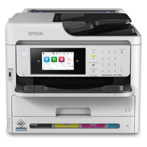  طابعة متعددة الوظائف ملونة ايبسون - WF-C5890 - واي فاي - ابيض 