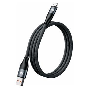 Nine CL 018 - Cable USB To USB-C - 1m - 18W - With Keychain - Black