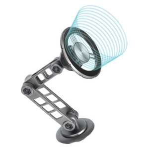  Nine CHR 006 Magnetic Car Mount -1080° Rotation - Strong Anti-Shake Hold - Titanium 