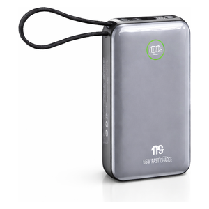  Nine PB 017 - Power bank - 20000mAh - Fast Charging 65W - Silver 