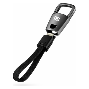 Nine CL 015 - Cable USB-C To Lightning - 0.15m - 30W - With Keychain - Black