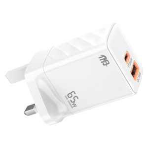  Nine CH 012 - Wall Charger - 2 in 1 - 65W - White 
