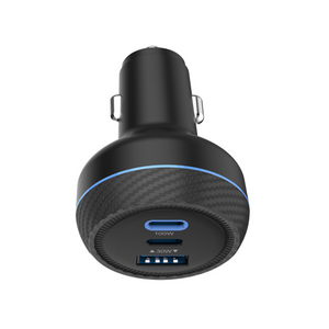  شاحن سيارة ناين - بثلاث منافذ 130W - اسود - CH-013 