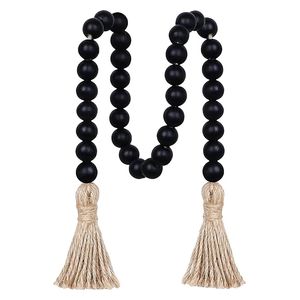 Seen Large Decorative Rosary - Black