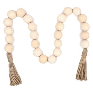 Seen Small Decorative Rosary - Wood