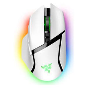  Razer Basilisk V3 Pro - Wireless Gaming Mouse - Up To 150 hours - RGB - White 