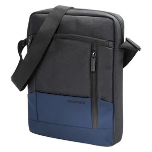  Promate Satchel HB - Multi Pocket Shoulder Bag - 13.3 Inch - Blue 
