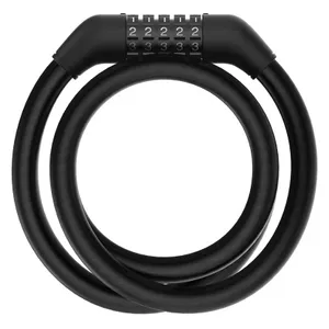  Xiaomi - Electric Scooter Cable Lock - 5-Digit Combination Security - 1.2m - Black 