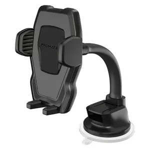 حامل هاتف للسيارة بروميت - Dashmount - قابل للتعديل - دورن 360 درجة  - اسود