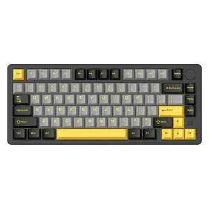  لوحة مفاتيح ميكانيكية لاسلكية اتاك شارك - X86 - بطارية بحجم 4000 مللي امبير - اضاءة RGB - اسود 