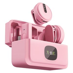  GREEN LION GNGLMWIMICPK - Wireless Microphone - Up to 20 m - Up to 21 hours With Case - Pink 