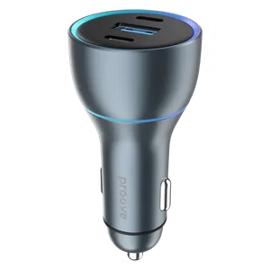  Proove Super Charge Car Charger - 130W - Gray 