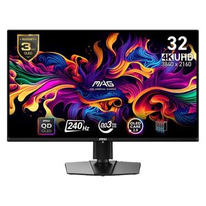  Monitor MAG 321UPX Gaming Monitor - 32 Inch - 240Hz - 0.03ms Response Time - 4K - Black 