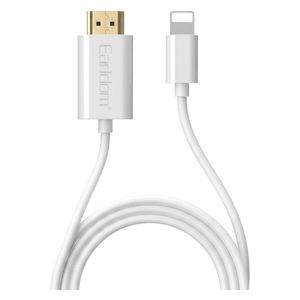  Earldom ET-W33 Lightning to HDMI Adapter Cable White 