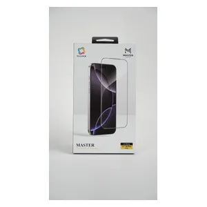  واقي شاشة ماستر ثلاثي الأبعاد لهاتف ايفون 16 برو - شفاف 