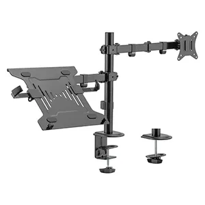  Avetron MA401 Articulating Monitor Arm with Laptop Tray - Gray 