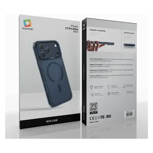  حافظة موبايل ماستر روكس المغناطيسية لهاتف ايفون 17 برو ماكس - ازرق 