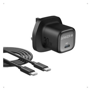  Anker B2698K11 - Wall Charger - 1 Port - 30W - USB-C to USB-C Cable - 0.9m - Black 