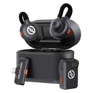  LARK M2s - Wireless Microphone System - Up To 30 Hour with Case - 300m Range - Black 